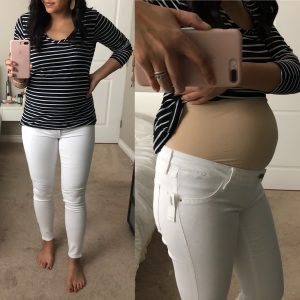 white old navy maternity jeans 