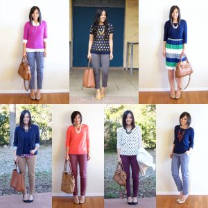 business casual sweater outfits