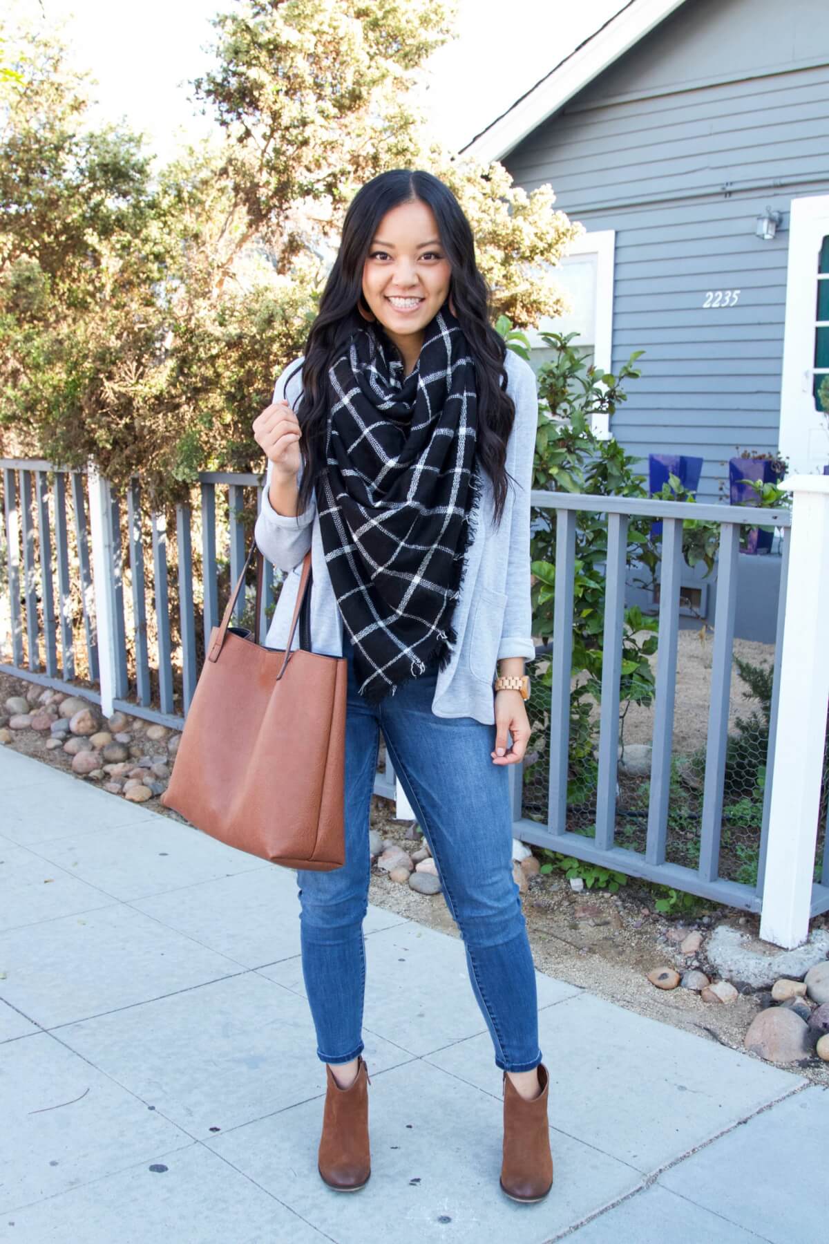 light tan booties outfit