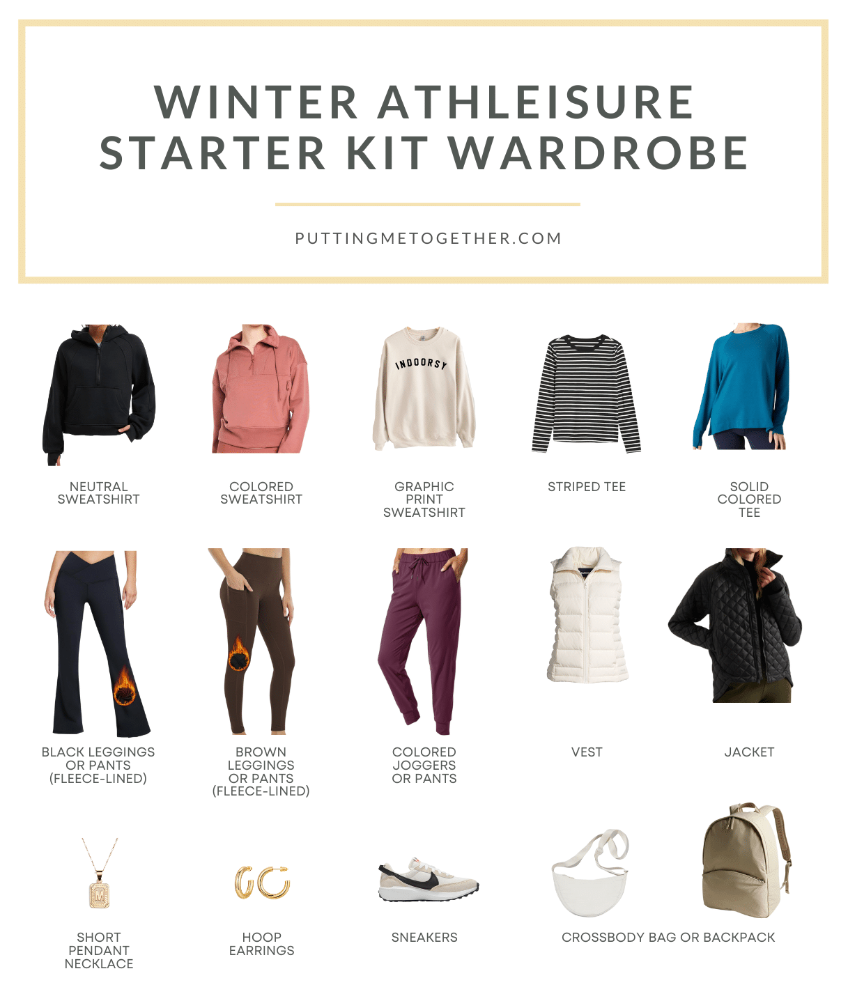Winter Athleisure Starter Kit Wardrobe